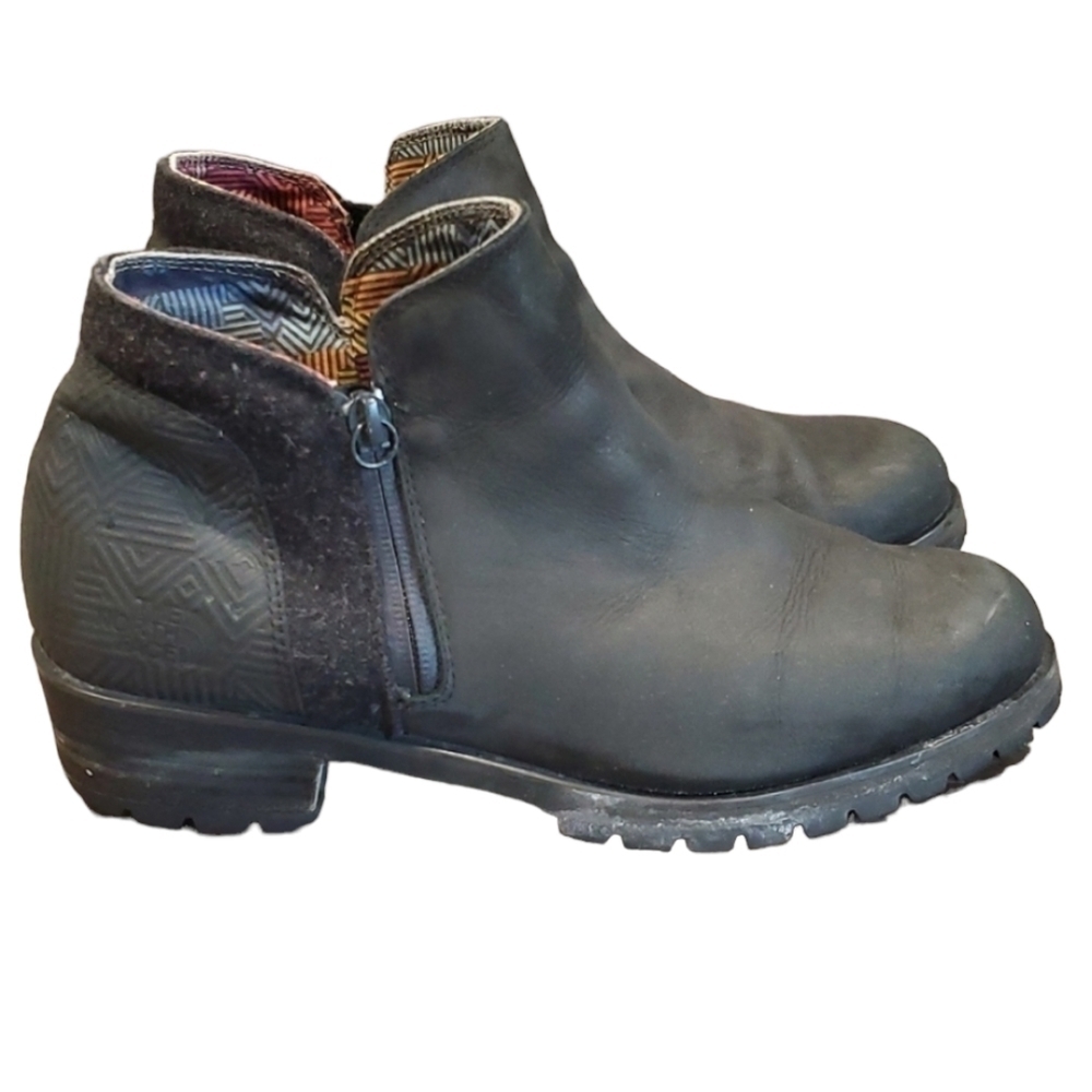 The North Face Women ankle boots leather shoes sz 10